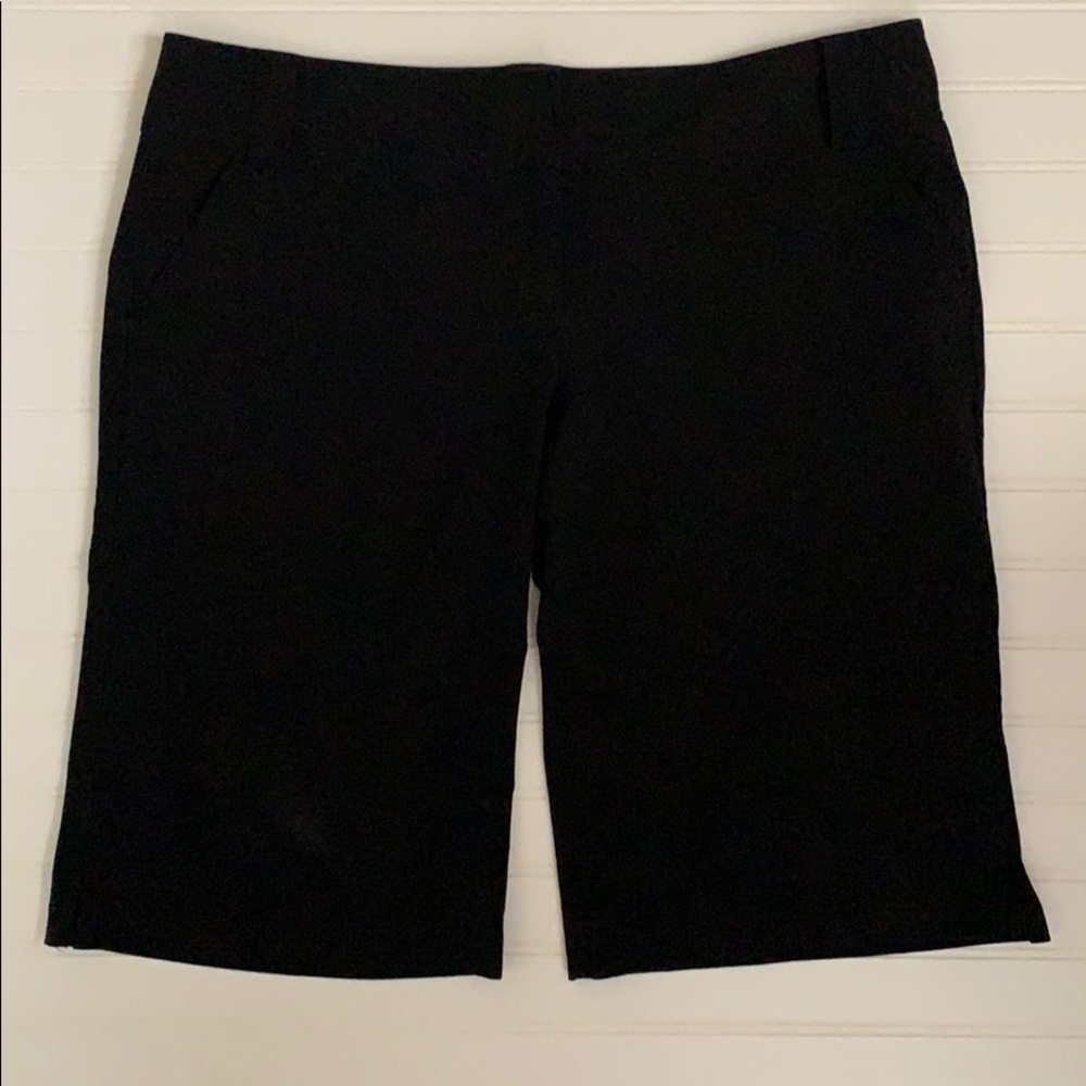 Black dress shorts